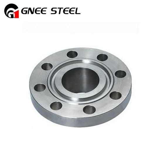 Dvipusio plieno žiedo tipo jungčių flanšai